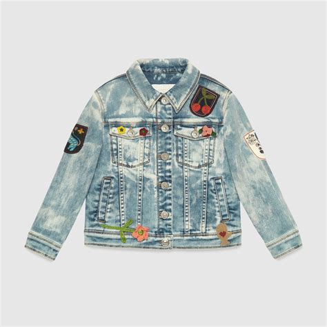 gucci denim jacket kids|Gucci kids outlet sale.